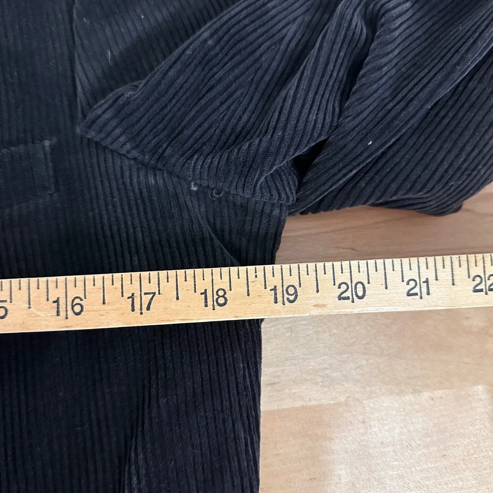 Vintage Jordache Mens Black Corduroy Blazer Jacket 2 Button Cotton Sport‎ Coat